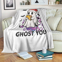 Funny Ghost Halloween Christmas Throw Blanket Ghost You - Wonder Print Shop