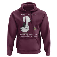 Duck Sarcastic Farm Hoodie In My Head I Have Pecked You 3 Times - Wonder Print Shop