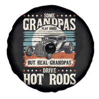 Some Grandpas Play Bingo Real Grandpas Drive Hotrods Spare Tire Cover 1932 American Classic Hotrod