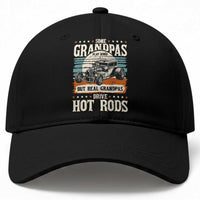 Some Grandpas Play Bingo Real Grandpas Drive Hotrods Baseball Cap 1932 American Classic Hot Rod