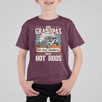 Some Grandpas Play Bingo Real Grandpas Drive Hotrods T Shirt For Kid 1932 American Classic Hotrod