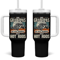 Some Grandpas Play Bingo Real Grandpas Drive Hotrods Tumbler With Handle 1932 American Classic Hotrod