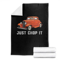 Just Chop It Throw Blanket 1932 American Classic Hotrod