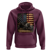 1932 American Classic Hotrod US Flag 4th of July Hoodie