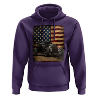 1932 American Classic Hotrod US Flag 4th of July Hoodie