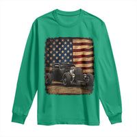 1932 American Classic Hotrod US Flag 4th of July Long Sleeve Shirt