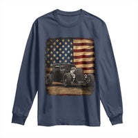 1932 American Classic Hotrod US Flag 4th of July Long Sleeve Shirt