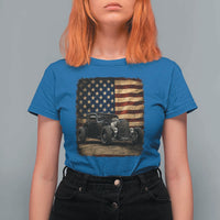 1932 American Classic Hotrod US Flag 4th of July T Shirt For Women