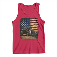 1932 American Classic Hotrod US Flag 4th of July Tank Top
