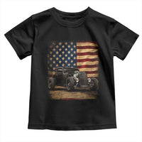 1932 American Classic Hotrod US Flag 4th of July Toddler T Shirt