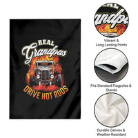 Real Grandpas Drive Hotrods Garden Flag Vintage 1932 Hotrod