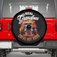 Real Grandpas Drive Hotrods Spare Tire Cover Vintage 1932 Hotrod