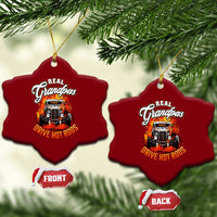 Real Grandpas Drive Hotrods Ceramic Ornament Vintage 1932 Hotrod