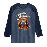 Real Grandpas Drive Hotrods Raglan Shirt Vintage 1932 Hotrod