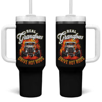 Real Grandpas Drive Hotrods Tumbler With Handle Vintage 1932 Hotrod