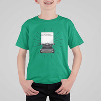 Funny Typewriter T Shirt For Kid I Am An Author What Is Your Superpower - Wonder Print Shop