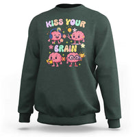 Kiss Your Brain Sweatshirt Funny Teacher - Wonder Print Shop