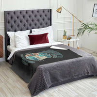 Route Highway 66 Chicago Santa Monica Vintage America Road Trip Throw Blanket