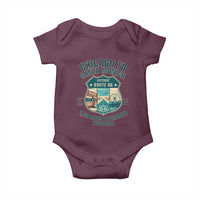 Route Highway 66 Chicago Santa Monica Vintage America Road Trip Baby Onesie