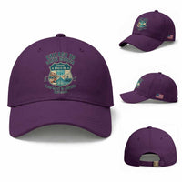 Route Highway 66 Chicago Santa Monica Vintage America Road Trip Baseball Cap