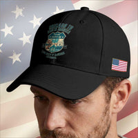 Route Highway 66 Chicago Santa Monica Vintage America Road Trip Baseball Cap