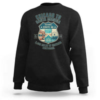 Route Highway 66 Chicago Santa Monica Vintage America Road Trip Sweatshirt
