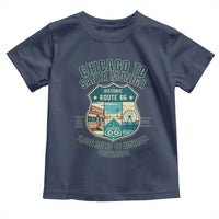 Route Highway 66 Chicago Santa Monica Vintage America Road Trip Toddler T Shirt