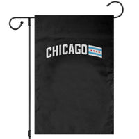 Sweet Chicago Flag Red Six Pointed Stars Garden Flag