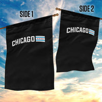 Sweet Chicago Flag Red Six Pointed Stars Garden Flag
