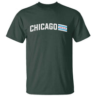 Sweet Chicago Flag Red Six Pointed Stars T Shirt