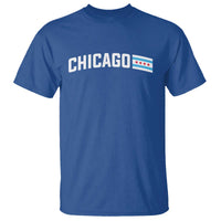 Sweet Chicago Flag Red Six Pointed Stars T Shirt