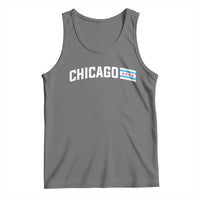 Sweet Chicago Flag Red Six Pointed Stars Tank Top
