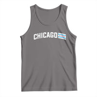 Sweet Chicago Flag Red Six Pointed Stars Tank Top