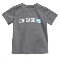 Sweet Chicago Flag Red Six Pointed Stars Toddler T Shirt