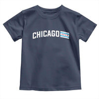 Sweet Chicago Flag Red Six Pointed Stars Toddler T Shirt