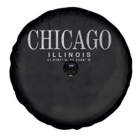 Chicago Illinois IL Est 1837 Vintage Travel Souvenir Spare Tire Cover