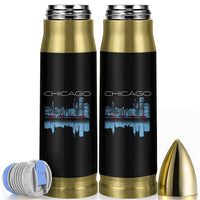 Chicago City Skyline Night Lights Bullet Tumbler