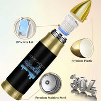 Chicago City Skyline Night Lights Bullet Tumbler