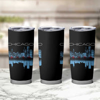 Chicago City Skyline Night Lights Tumbler Cup
