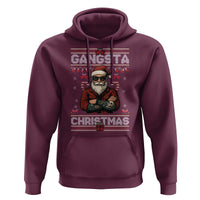 Gangster Santa Claus Hip Hop Rap Christmas Cool Hoodie - Wonder Print Shop