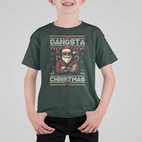 Gangster Santa Claus Hip Hop Rap Christmas Cool T Shirt For Kid - Wonder Print Shop
