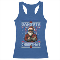 Gangster Santa Claus Hip Hop Rap Christmas Cool Racerback Tank Top - Wonder Print Shop