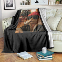 Funny Gangster Cats Christmas Throw Blanket Smoking Kitten Meme - Wonder Print Shop