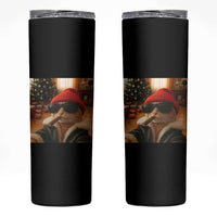 Funny Gangster Cats Christmas Skinny Tumbler Smoking Kitten Meme - Wonder Print Shop