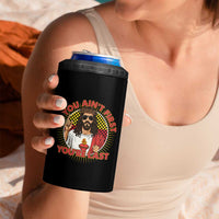 Funny Jesus Racing 4 in 1 Can Cooler Tumbler If You Are Not First You Are Last - Wonder Print Shop