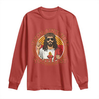 Funny Jesus Racing Long Sleeve Shirt If You Are Not First You Are Last - Wonder Print Shop