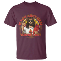 Funny Jesus Racing T Shirt If You Are Not First You Are Last - Wonder Print Shop
