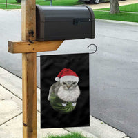 Watermelon Cat Christmas Garden Flag Funny Silly Kitten Meme - Wonder Print Shop