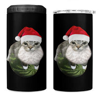 Watermelon Cat Christmas 4 in 1 Can Cooler Tumbler Funny Silly Kitten Meme - Wonder Print Shop