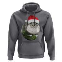 Watermelon Cat Christmas Hoodie Funny Silly Kitten Meme - Wonder Print Shop